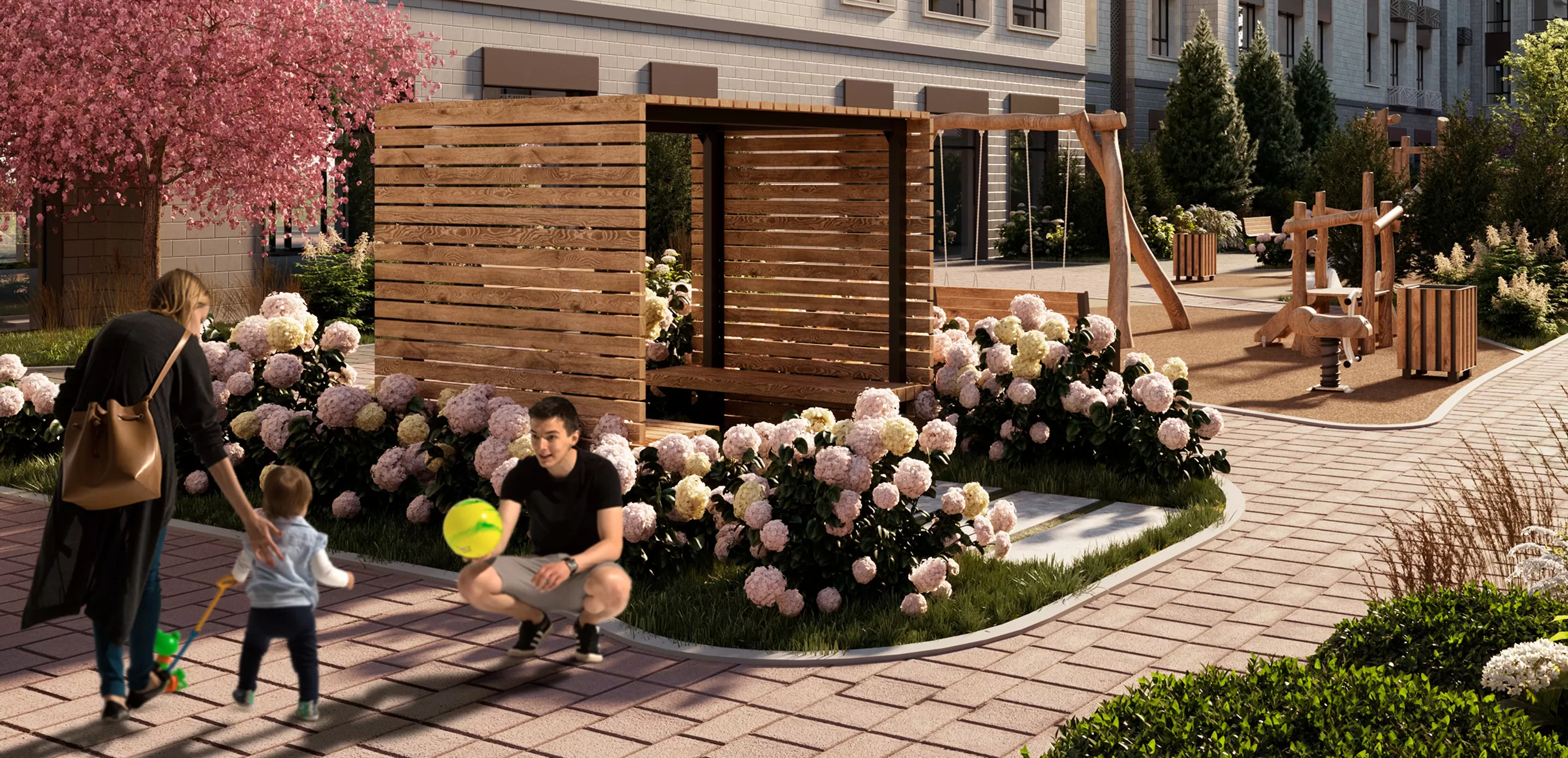 Зоны для спокойного отдыха