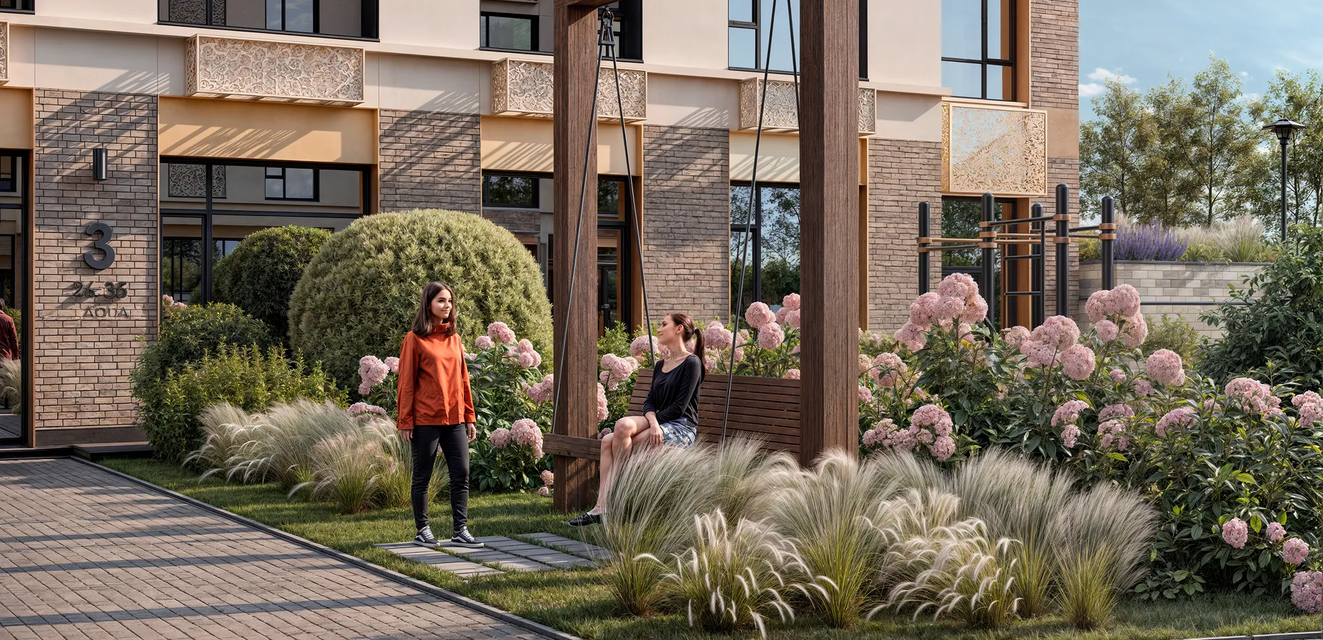 Насыщенное озеленение