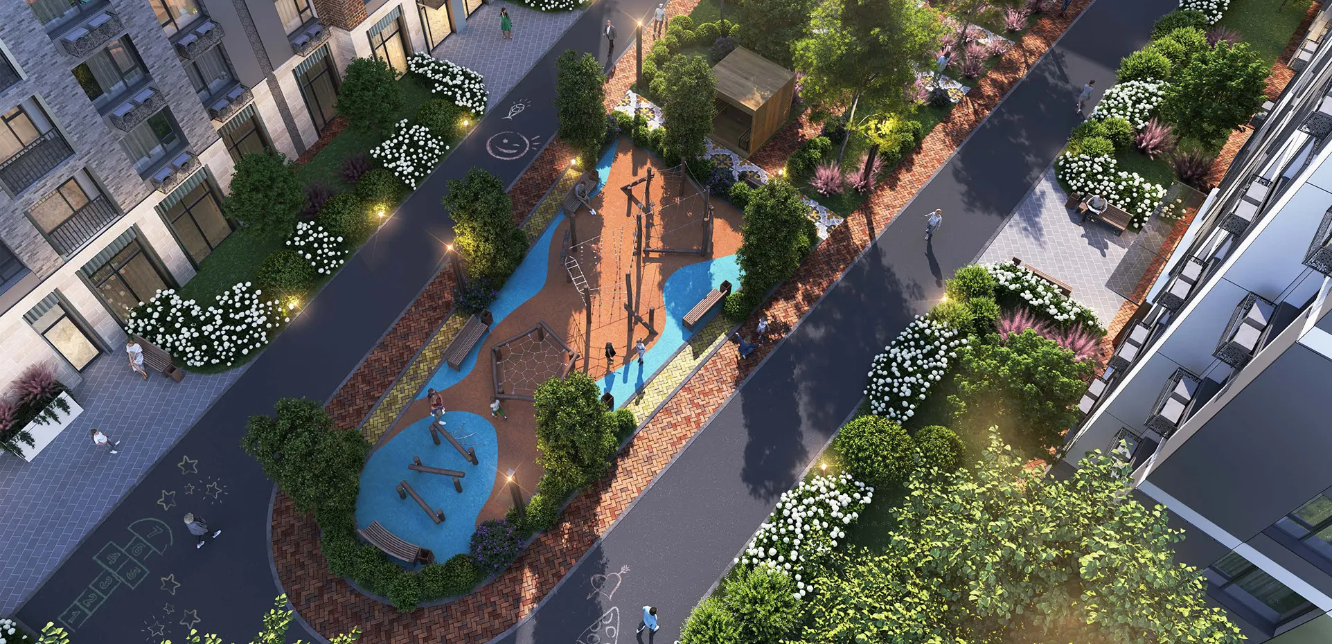 Зоны отдыха для детей и взрослых