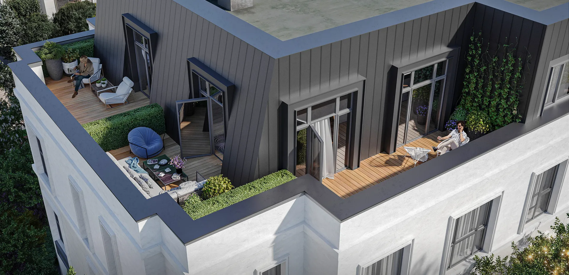 Личные террасы