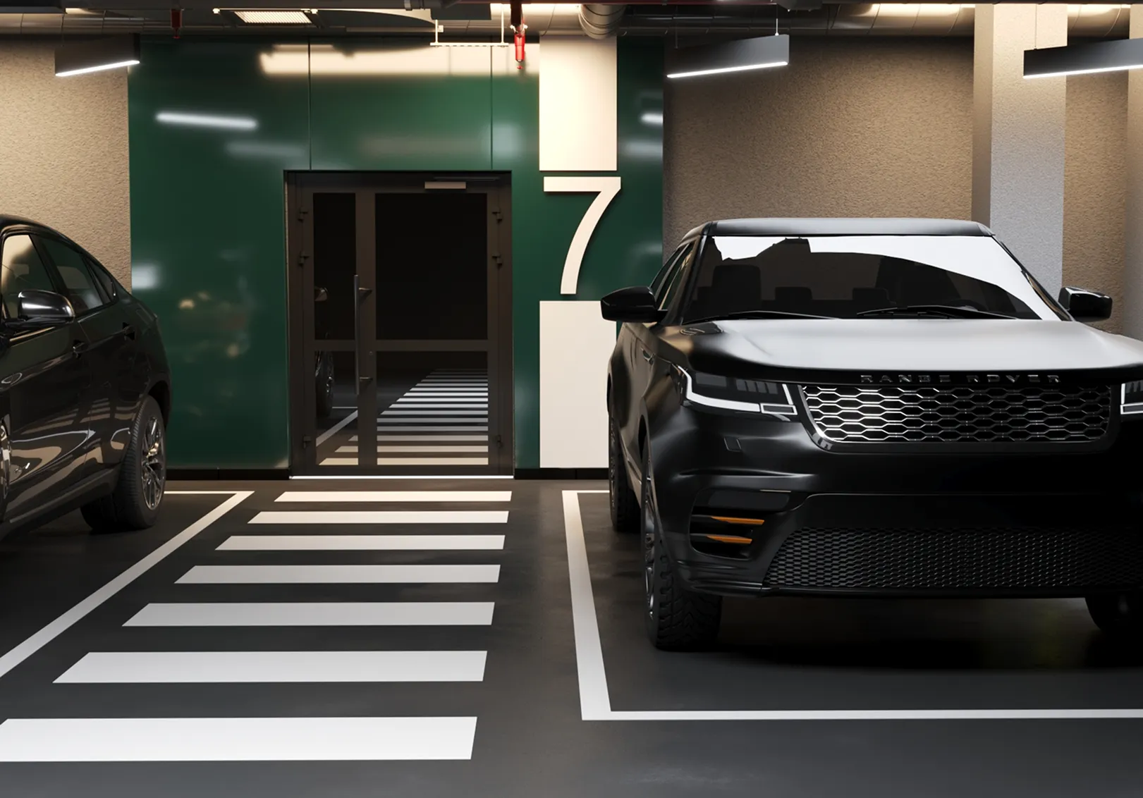 Комфортабельный паркинг